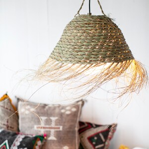 Plaited Doum Pendant Lamp Shade bild 2