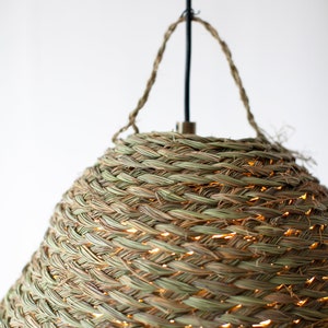 Plaited Doum Pendant Lamp Shade bild 9
