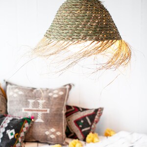 Plaited Doum Pendant Lamp Shade bild 6
