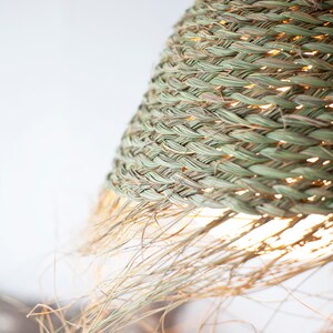Plaited Doum Pendant Lamp Shade bild 7