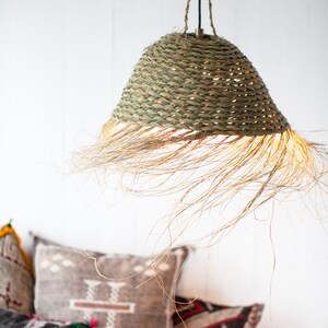 Plaited Doum Pendant Lamp Shade bild 4