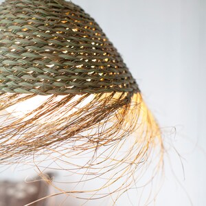 Plaited Doum Pendant Lamp Shade bild 5