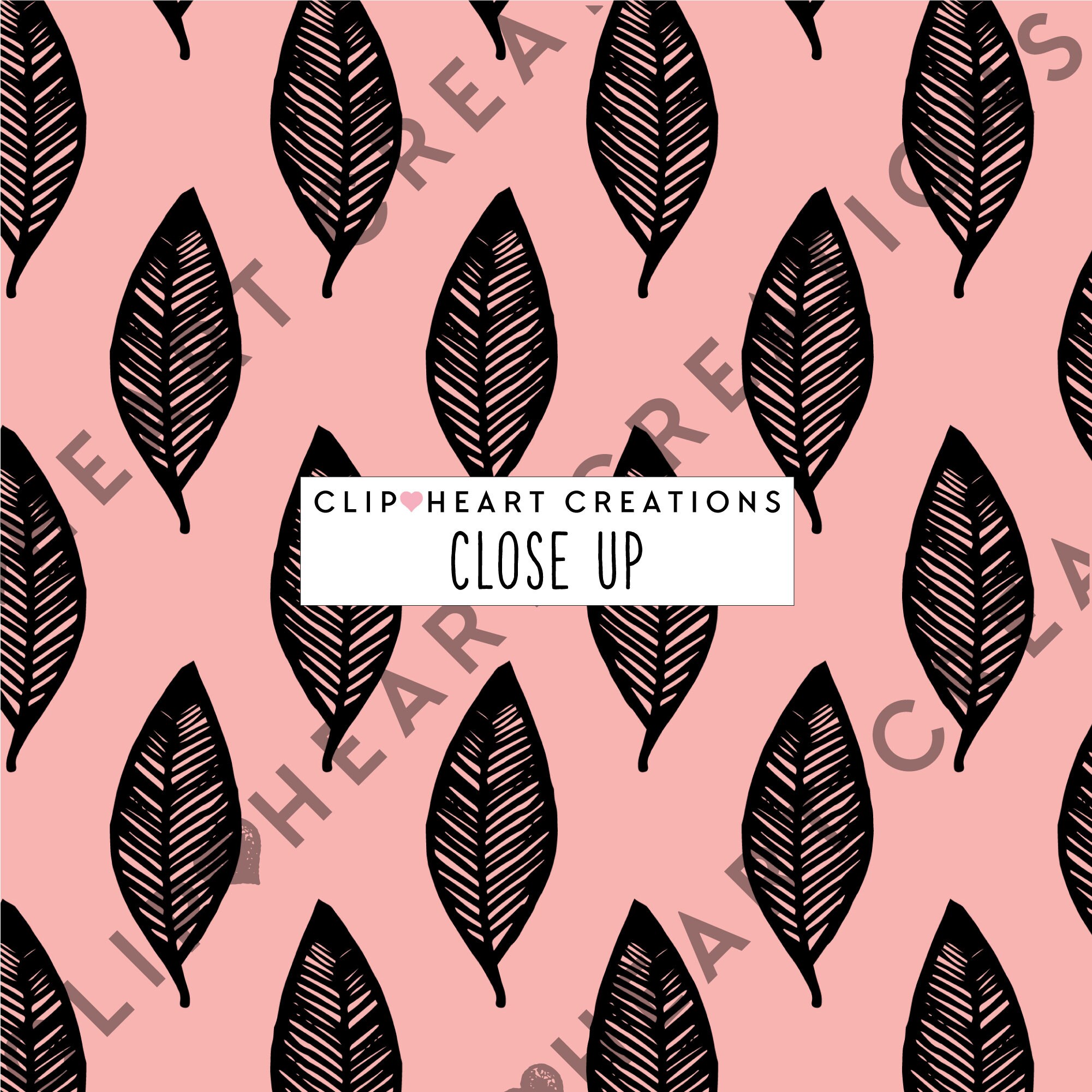 100 Leaves Pattern Digital Paper, Commercial Use Seamless Leaf Digital ...