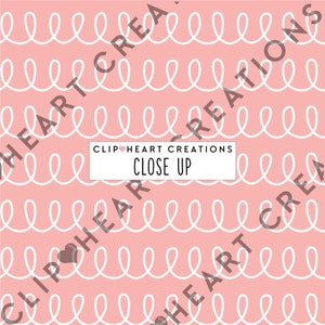 100 Loops Digital Paper, Commercial Use Seamless Looped Pattern Digital ...