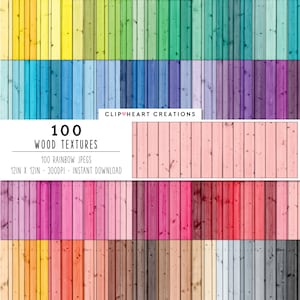 100 houttextuur digitaal papierpakket, commercieel gebruik Instant Download houten achtergrond digitale papieren