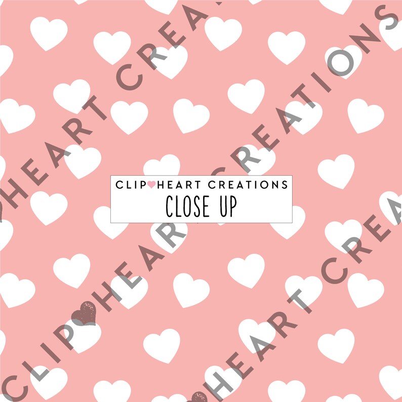 100 Heart Confetti Digital Paper Pack Commercial Use Instant Etsy