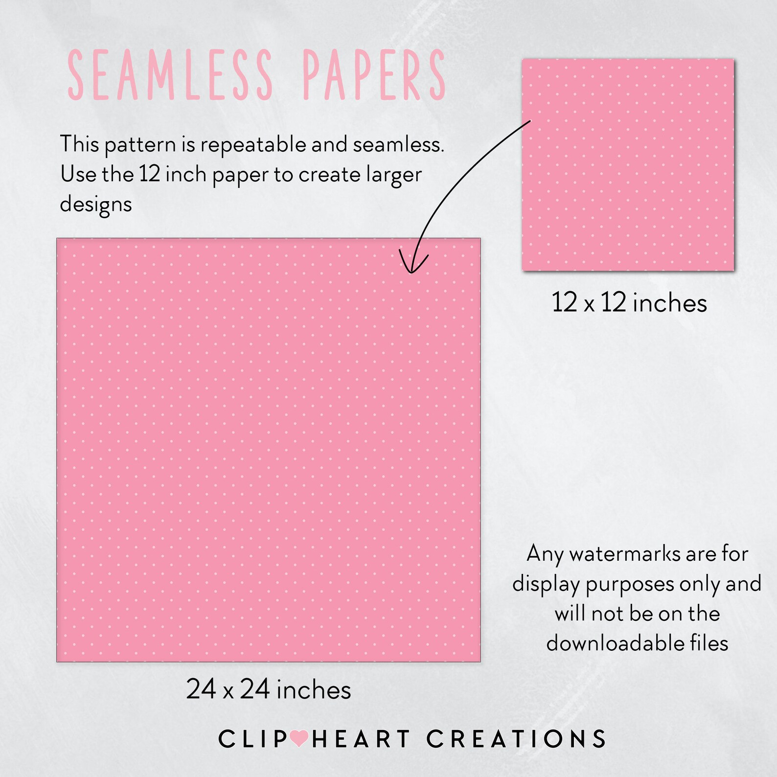 100 Polka Dot Digital Paper Pack, Commercial Use Instant Download ...