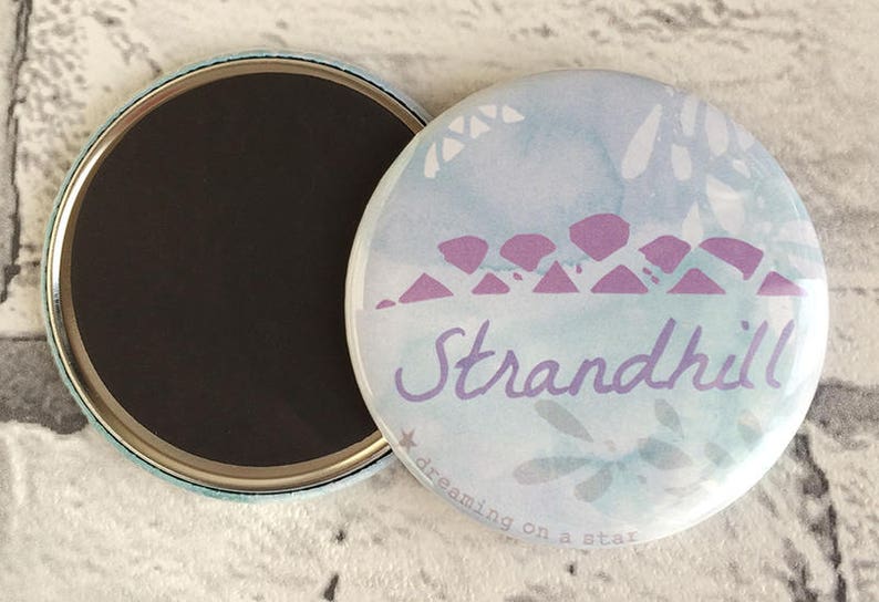 Sea Magnet Beach House Decor Surfing gift 58mm magnet Irish Beach Round Magnet Beach Magnet Surf gift Ireland Watercolor gift