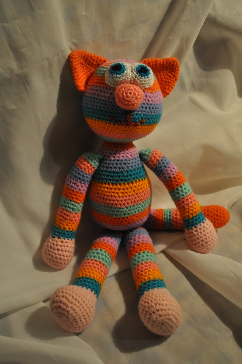Вязаная Игрушка Кот Купить