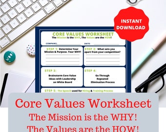 Core Values Worksheet