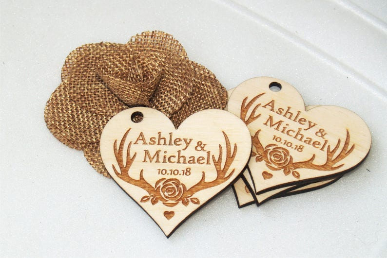 Thank you wedding tags, Wedding favor, Wedding favor tags, Wedding favor rustic, Wedding rustic, Wooden tags, Thank you tags, Wood tags zdjęcie 1