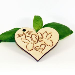 Wedding favor tags, Wood favor tags, Wedding favors, Rustic tags, Wedding rustic tags, Custom tag, Heart tag, Wedding name tag, Rustic favor