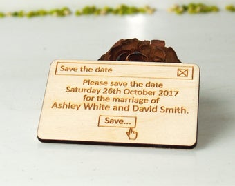 Save the date-Save the date rustic-Save the date magnet-Wood save the date-Wedding gift-Save the date magnet rustic-wedding favors-Magnet