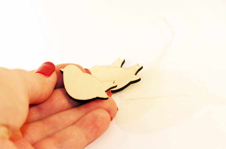 5 Wood bird shape, Wood bird, Bird cutout, Wooden bird shape, Craft supplies, Unfinished Wooden Bird, Crafting shapes, Dove wood shape image 3