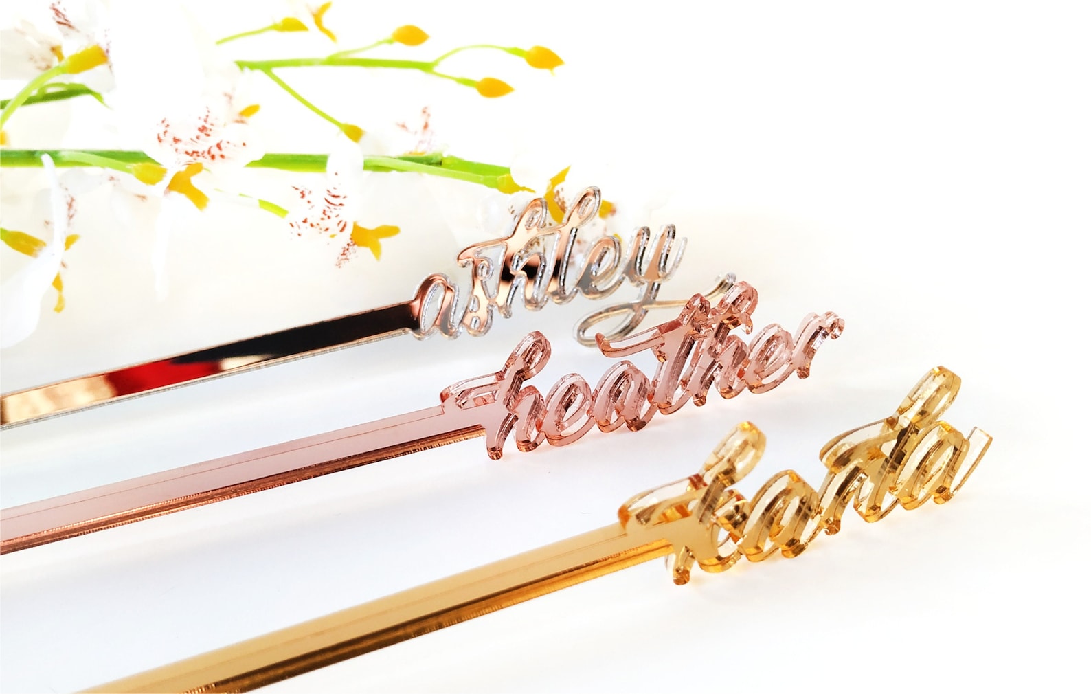 Custom Drink Stirrers Personalized Swizzle Sticks Wedding Etsy