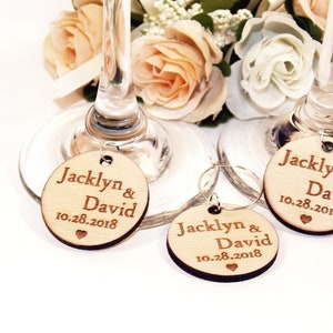 100 Wedding wine charms, Wine charms, Wine glass charms, Table name, Custom wine charms, Wedding charms, Wine accessories, Wedding favors