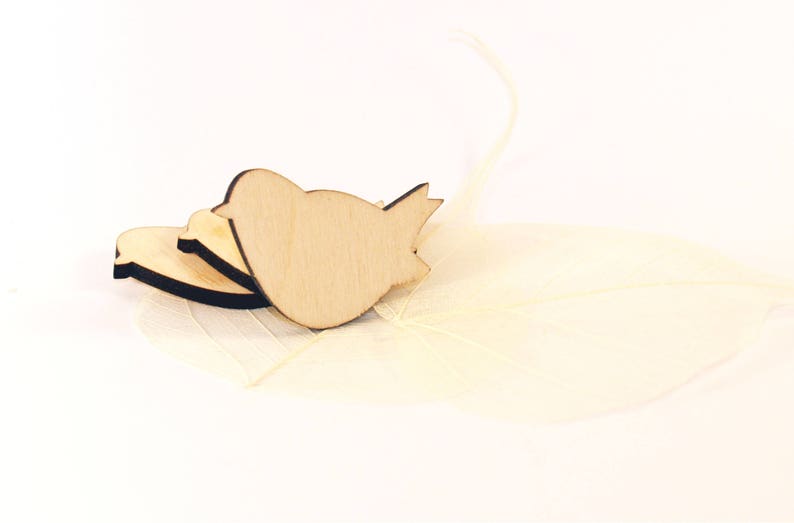 5 Wood bird shape, Wood bird, Bird cutout, Wooden bird shape, Craft supplies, Unfinished Wooden Bird, Crafting shapes, Dove wood shape image 1