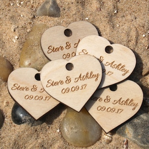 Bomboniera matrimonio, Etichette bomboniera matrimonio, Bomboniera rustica matrimonio, Cuori di legno, Etichette di legno, Cuori di nozze, Etichette di nozze, Bomboniera personalizzata, Etichette personalizzate