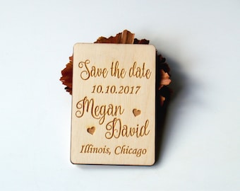 Save the date, Save the date rustic, Save the date magnet, Wood save the date, Save the date magnet rustic, Wedding favors, Magnet heart