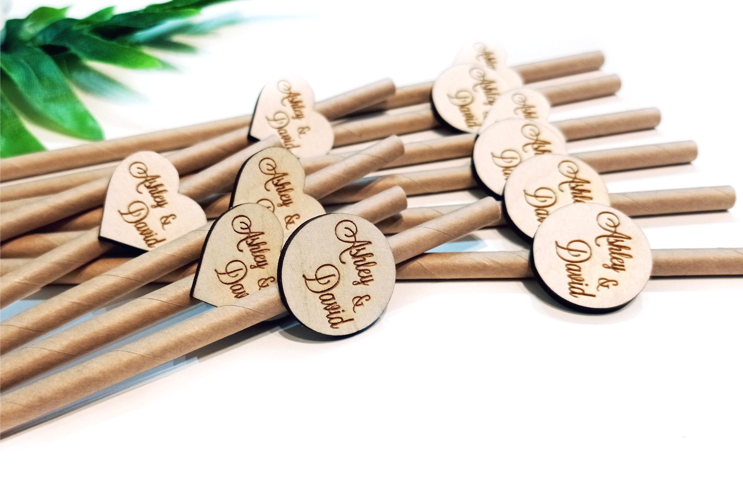 Custom drinking straw, Personalized drinking straw, Wedding straws