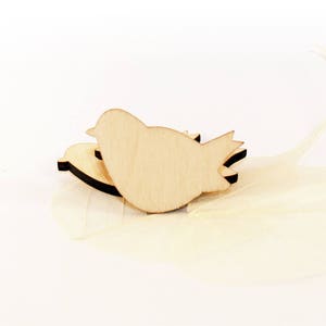 5 Wood bird shape, Wood bird, Bird cutout, Wooden bird shape, Craft supplies, Unfinished Wooden Bird, Crafting shapes, Dove wood shape image 2