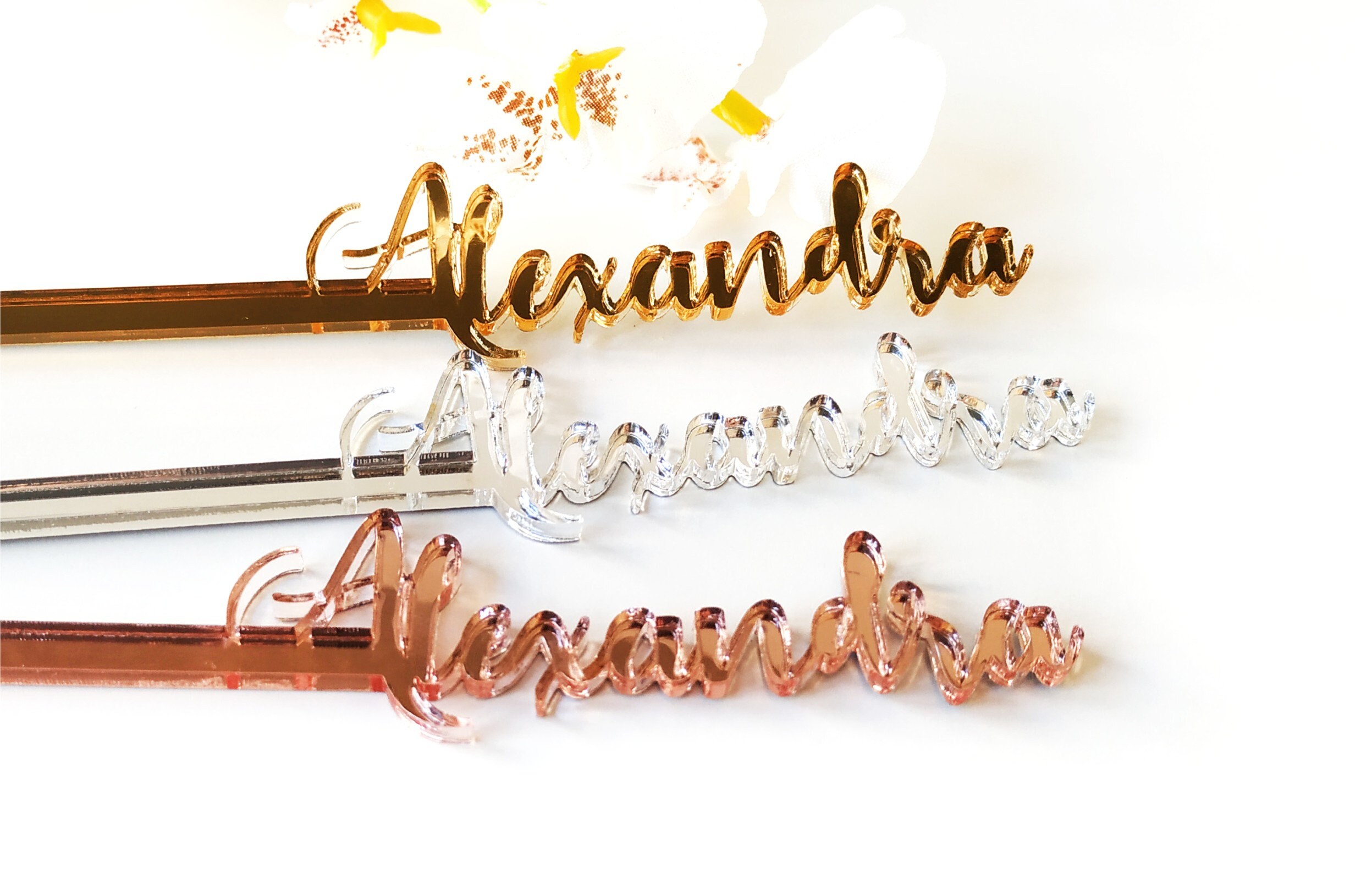 Custom drink stirrers, Personalized swizzle sticks, wedding decoration