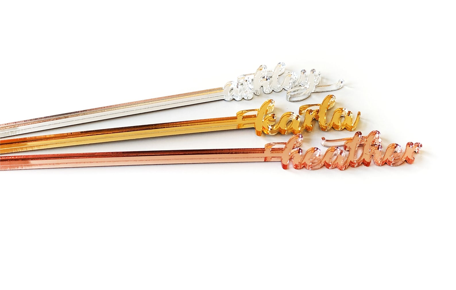 Custom Drink Stirrers Personalized Swizzle Sticks Wedding Etsy