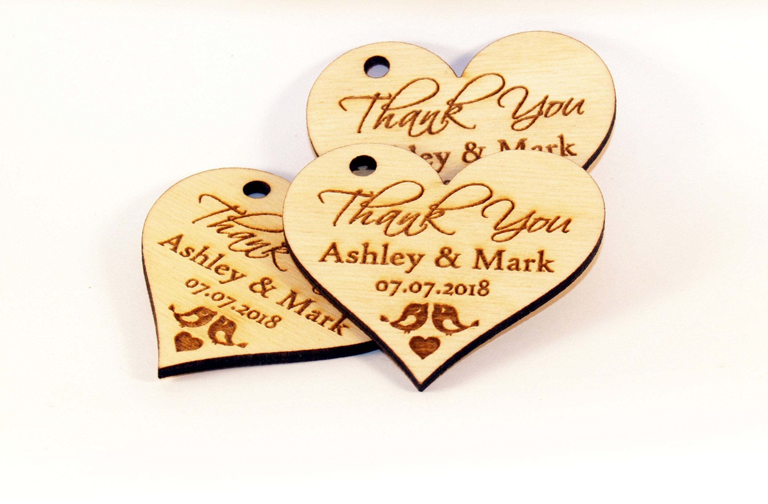 Wedding favor tags, Wood favor tags, Wedding favors, Wood wedding favor
