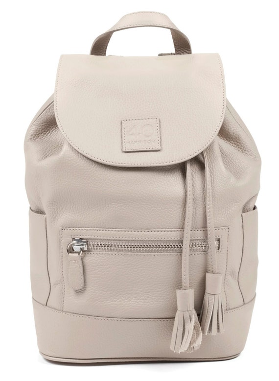 Genuine Italian Leather Backpack - Small Handmade Women main image 3
