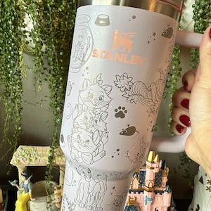 Whimsical Care Bears Laser Engraved 40oz Stanley Cup - Choose Your