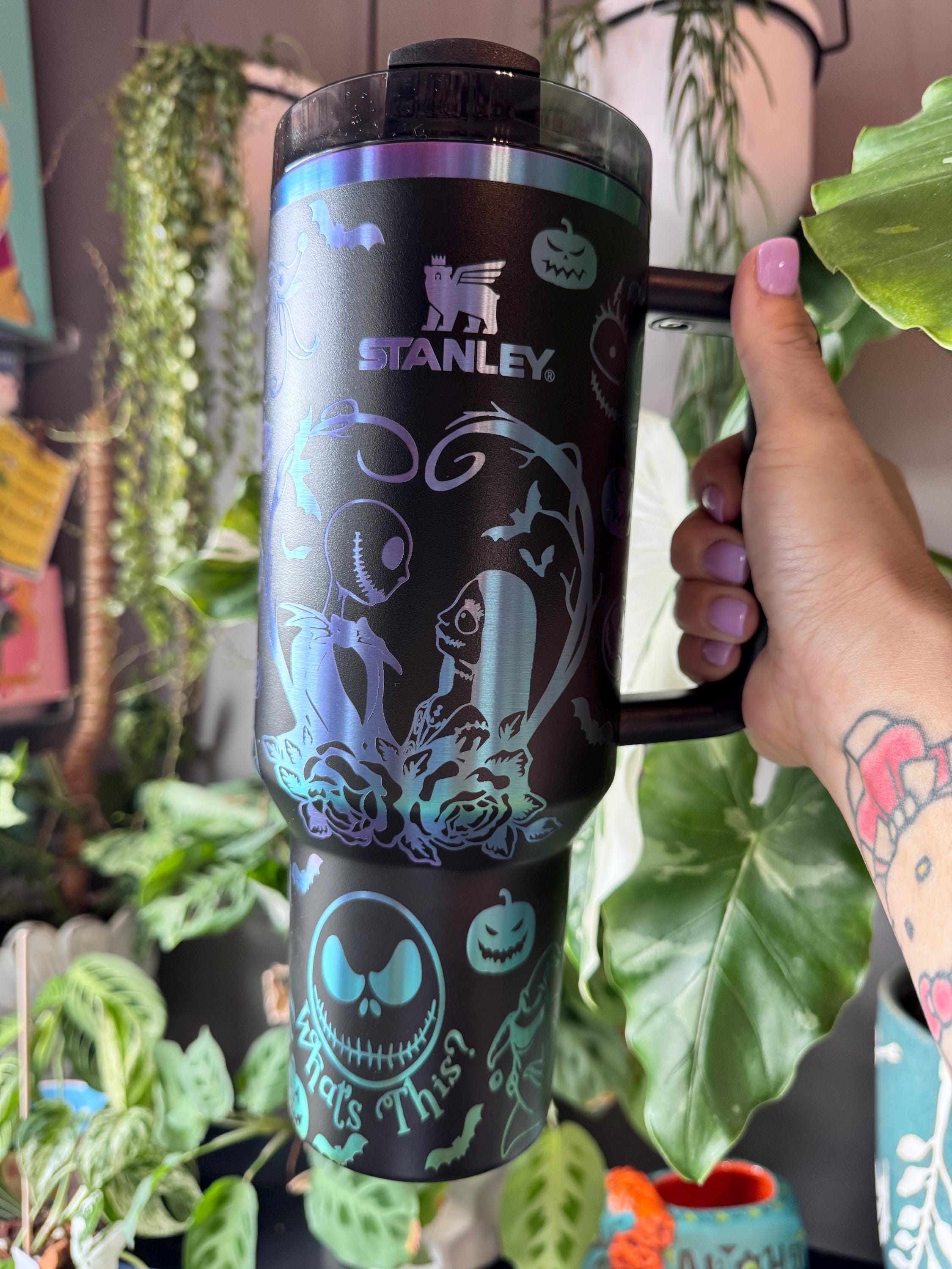 Nightmare Before Christmas 40oz Stanley Tumbler – Laser Engraved