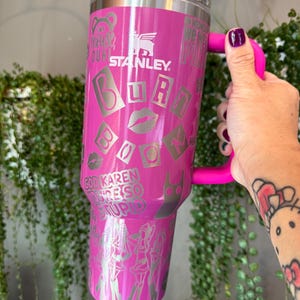 Mean Girls Laser Engraved 40oz Stanley Cup  – &quot;Get in Loser, Let’s Hydrate!&quot;