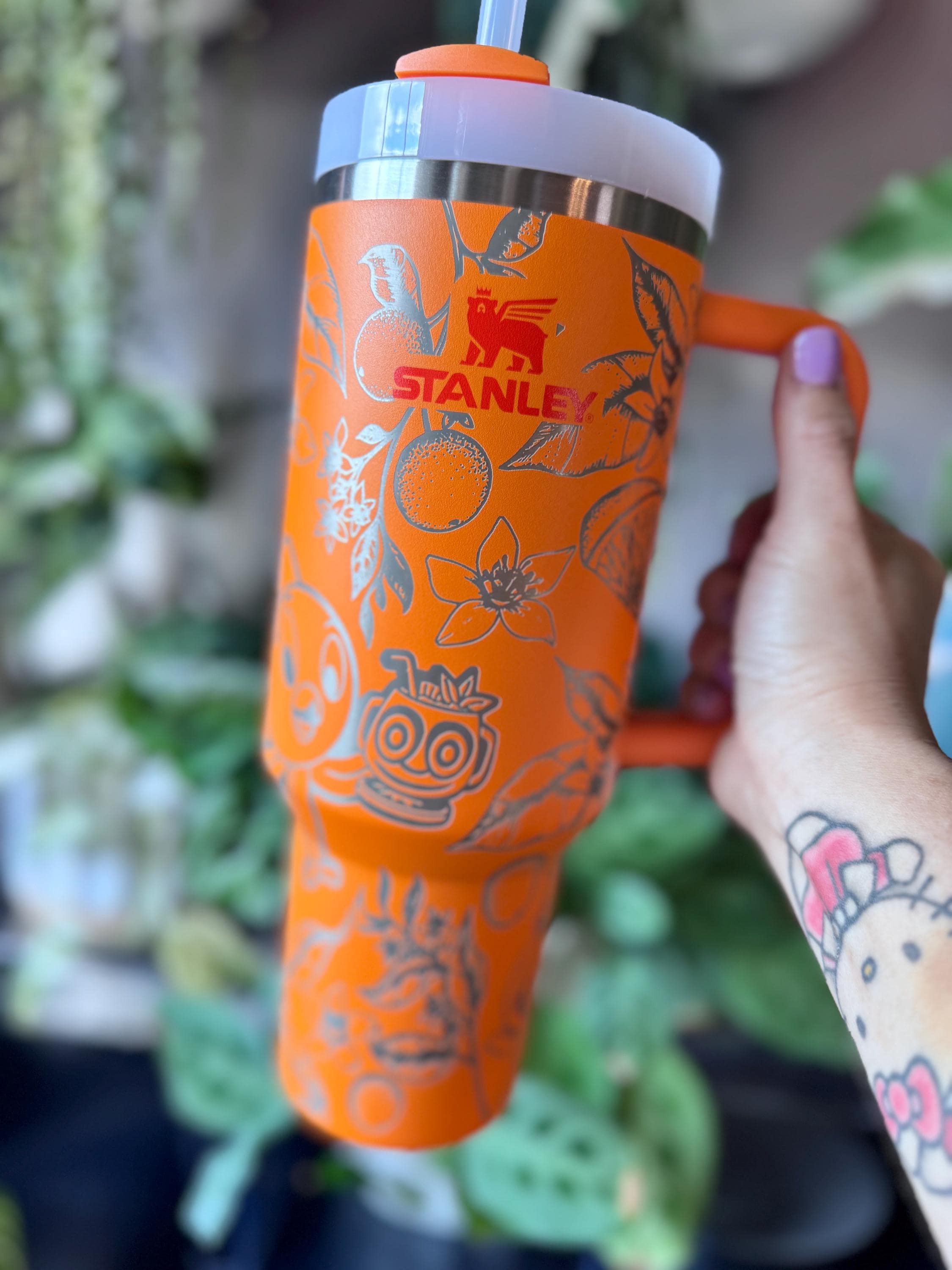 Authentic 40oz Stanley Laser Engraved With Disney's Orange Bird