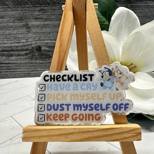 Chili&#39;s Checklist, Bluey Inspired Badge Reel