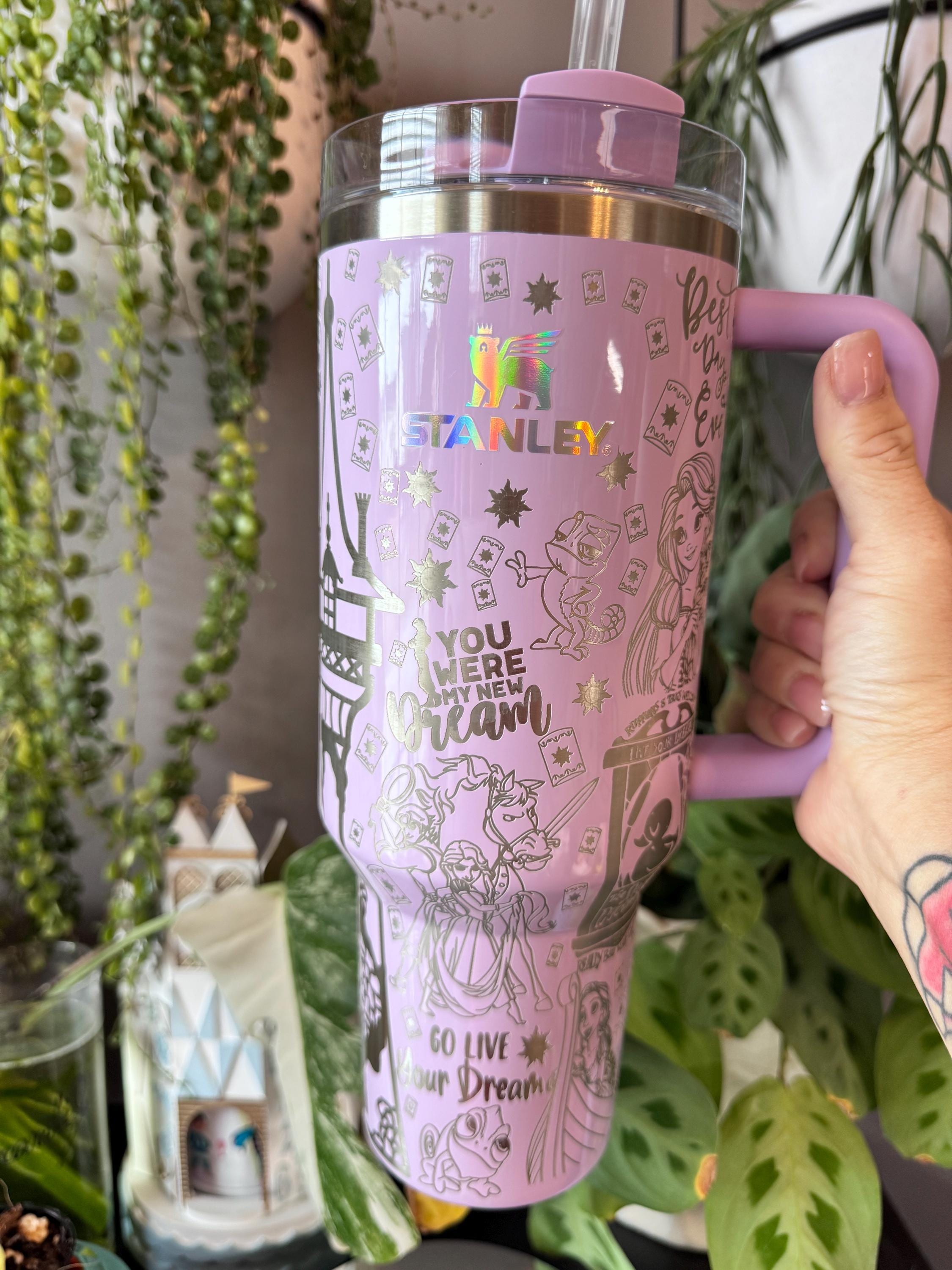 SKOOKUM × Nepenthes レザースタジャン ペンドルトンリブ 40oz Stanley Tumbler - Engraved With a Tangled/rapunzel Theme - Etsy
