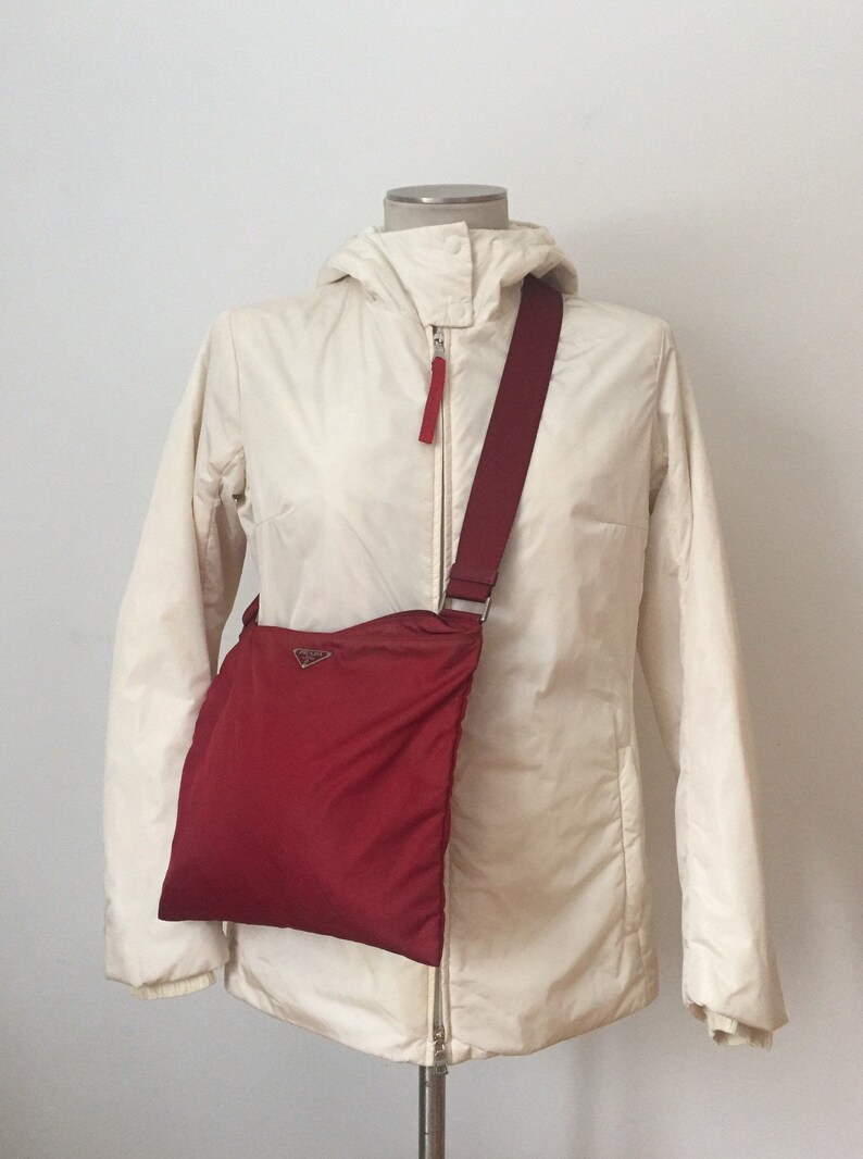 prada nylon beige