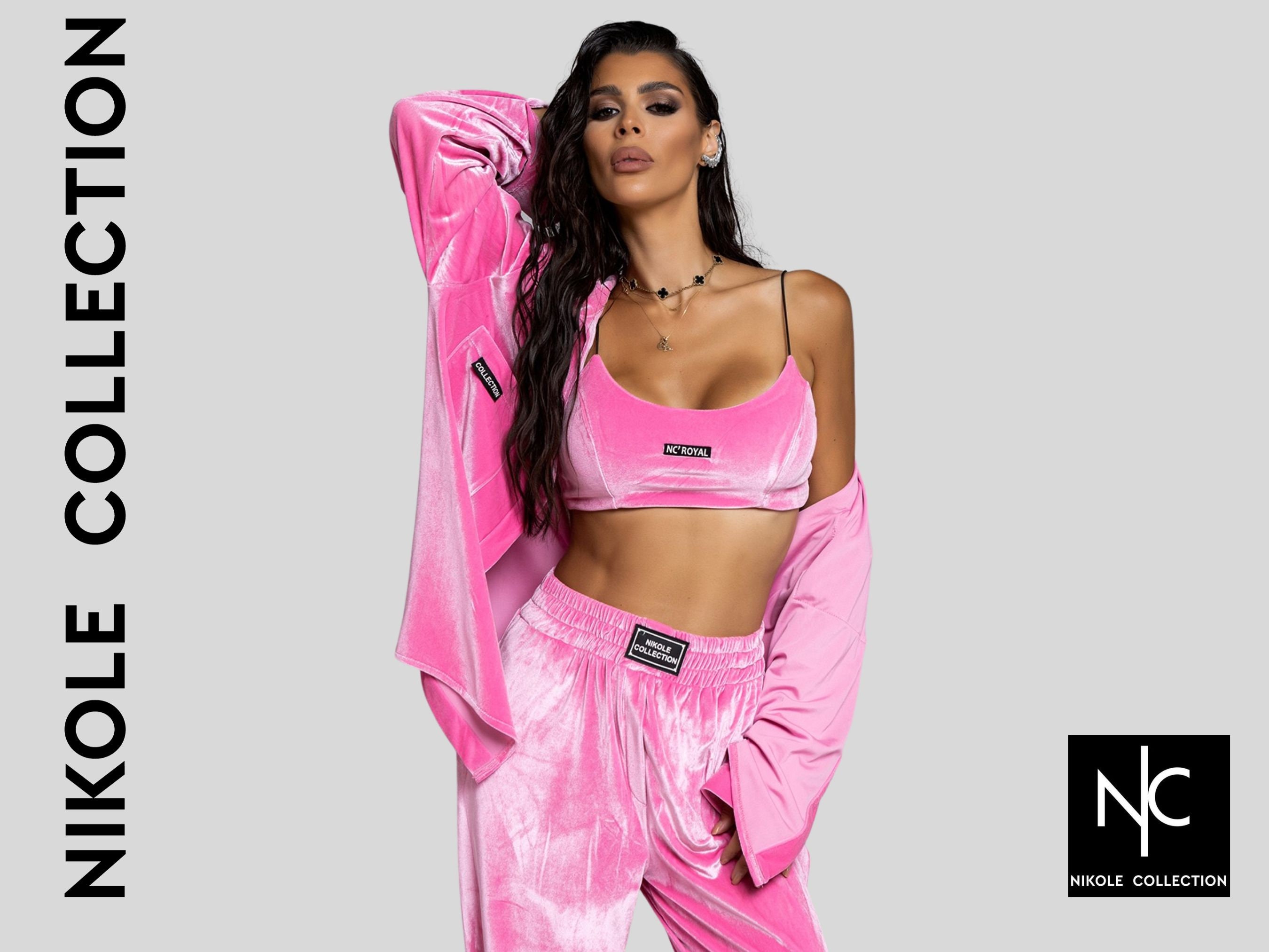 Elegant Jet-Embellished Tracksuit Set main image 0