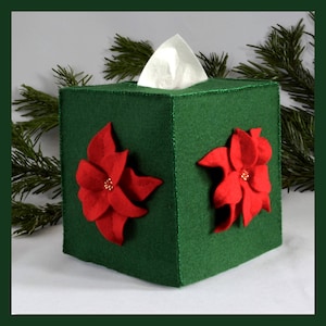 Pdf pattern- Christmas Tissue Box Cover