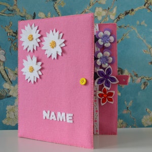 Pdf Pattern- Felt,  Book-Style Hair Clip Organizer