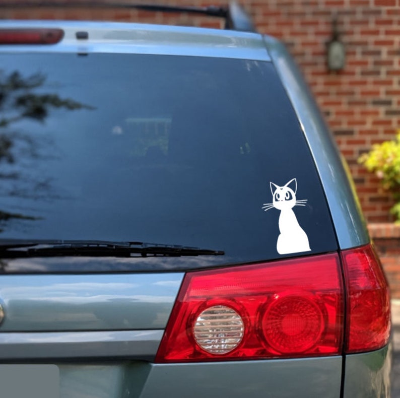 Sailor Moon / Luna / Sailor Moon Luna / Luna Cat / Decal / Etsy