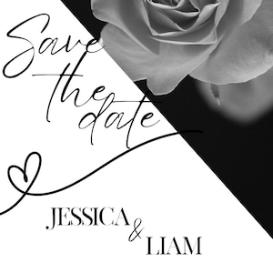 Snap, Send, Save the Date: Create Your Own Customizable Monochromatic Save the Date GIF!