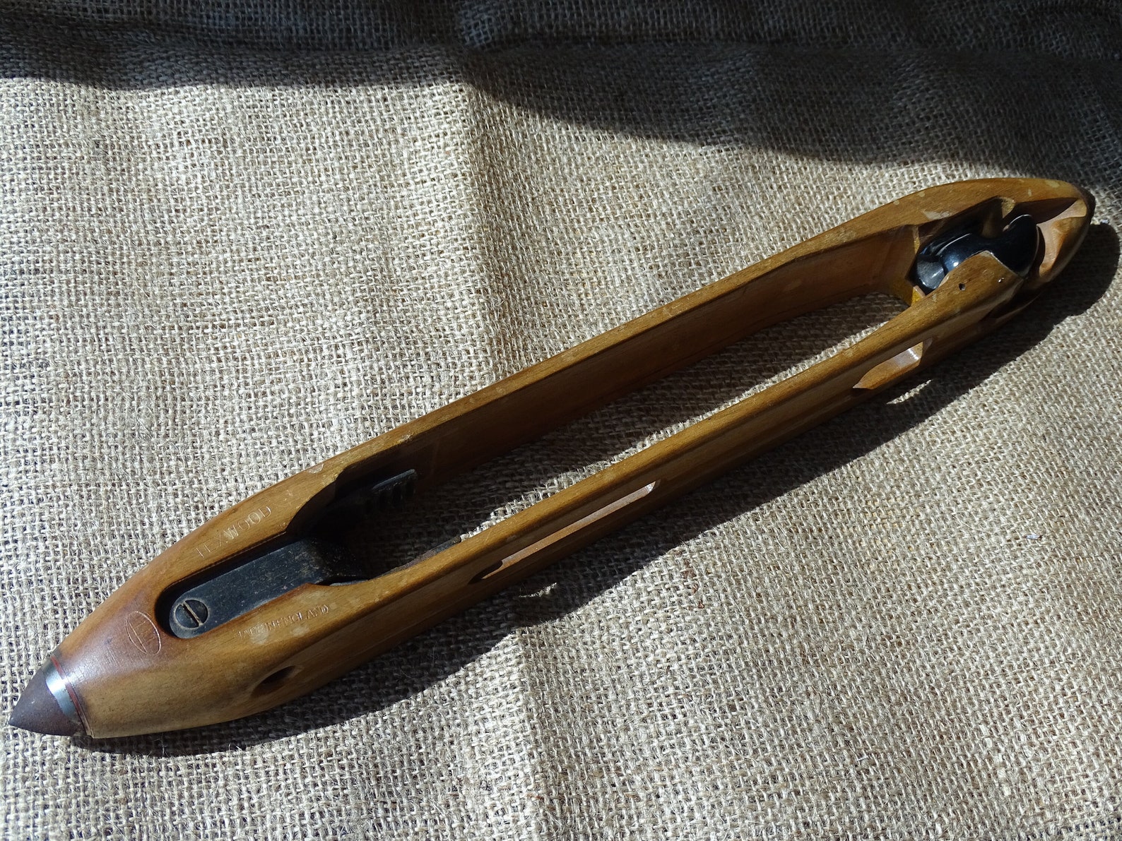 Weavers vintage shuttle made in England rustic home decor Etsy