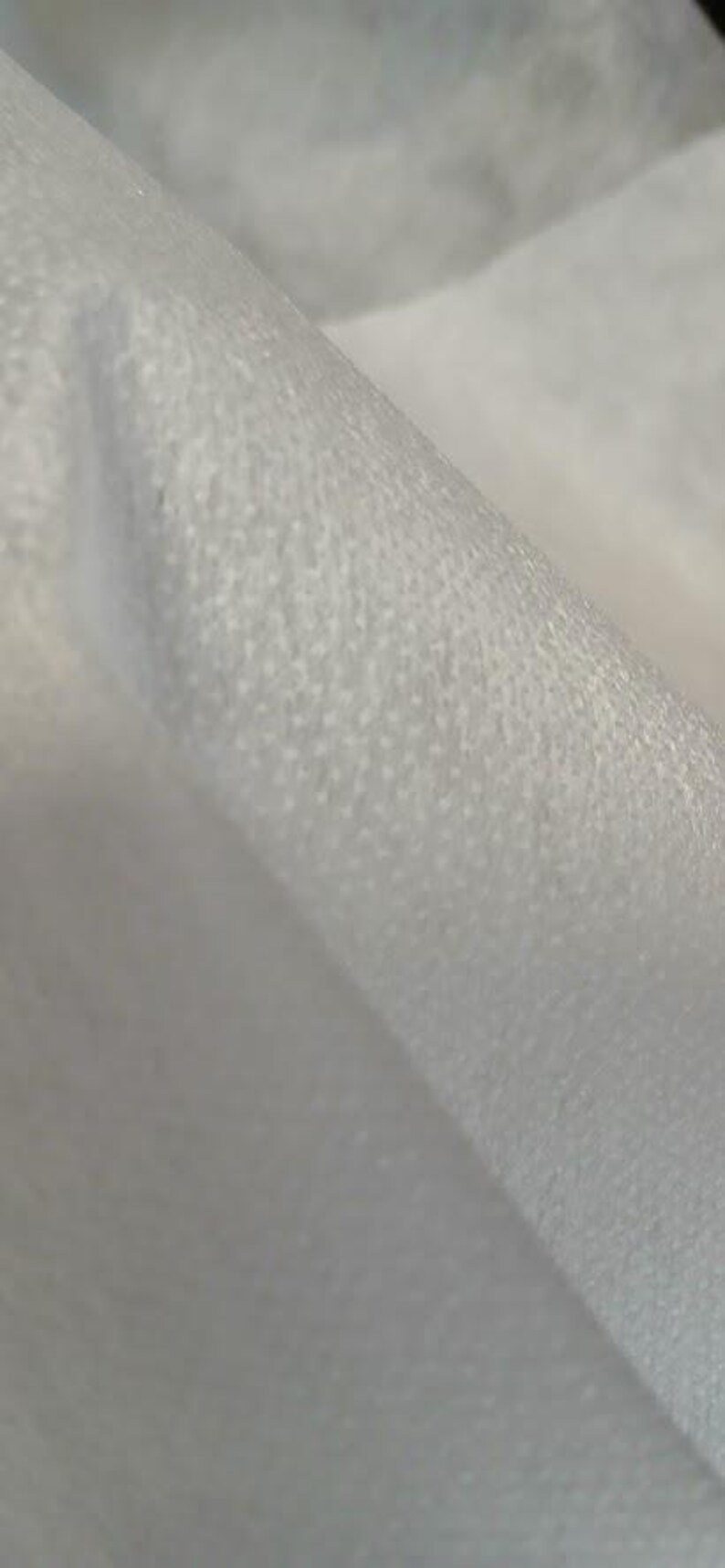 White Soft Fusing White Fusing Interfacing Light Weight 60
