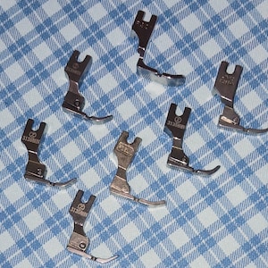 Left Zipper Presser feet for industry power sewing machine Juki, Consew, single needle sewing machine