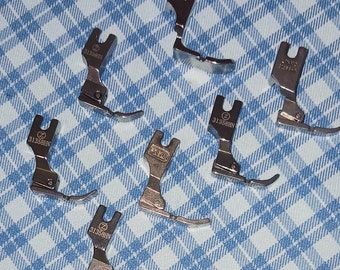Left Zipper Presser feet for industry power sewing machine Juki, Consew, single needle sewing machine