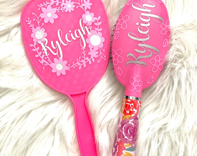 Personalized Brush & Mirror Girls Accessories Stocking Etsy