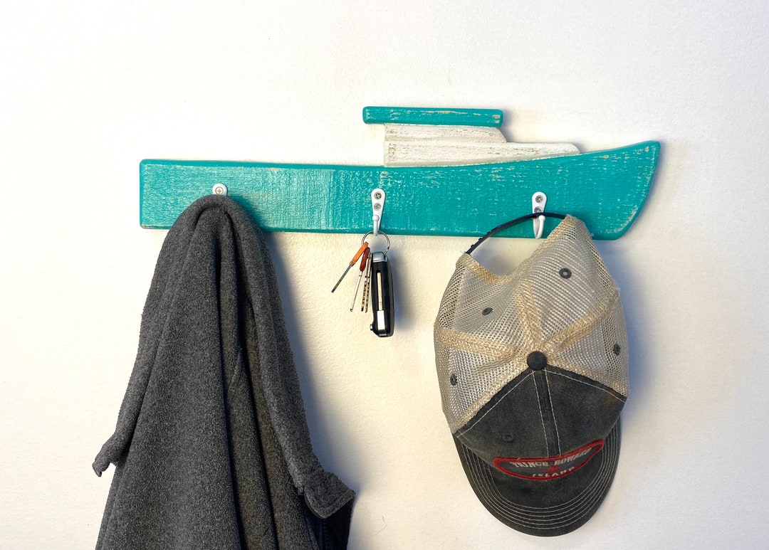 Lobster Boat Coat Rack Rustic Fishing Boat Rack for Coats and Etsy