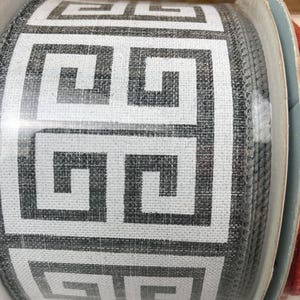 Greek key holiday everyday ribbon 2.5 wired image 2