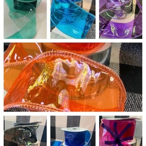 2.5 inch wired jelly ribbon, all occasion ribbon