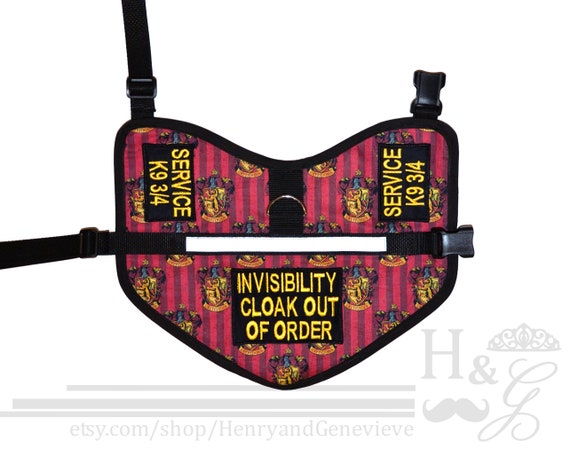 harry potter service dog vest
